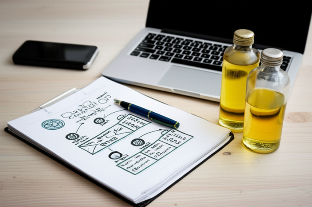 Generate a high-quality, relevant image prompt for an article about: How To Start Lubricant Oil Busi